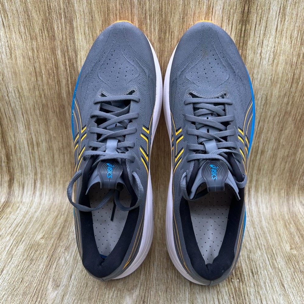 ASICS GT-2000 14 Running Shoes Men's Size 12 Grey Blue Orange Sneakers 1011C056 - Picture 6 of 10